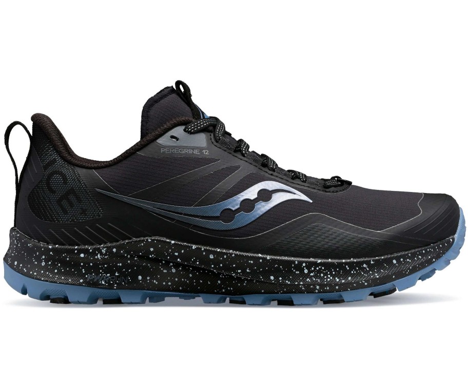 Footwear * | Saucony Women'S Peregrine Ice+ 3 (10 Black/Summit)