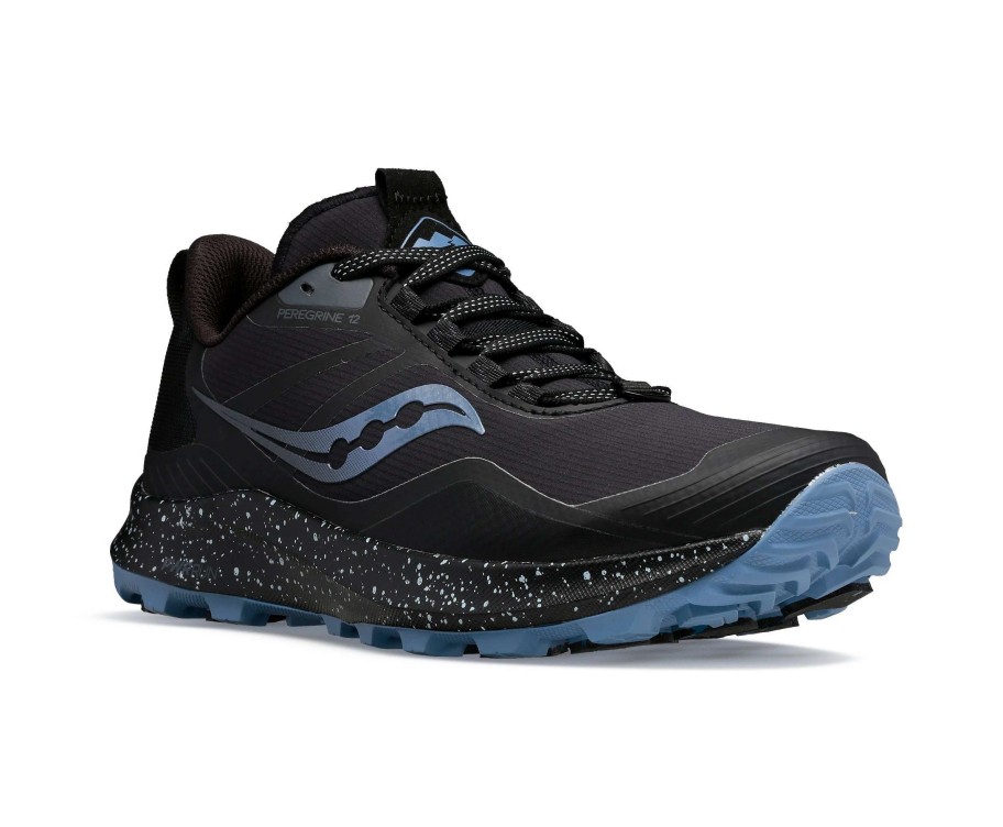 Footwear * | Saucony Women'S Peregrine Ice+ 3 (10 Black/Summit)