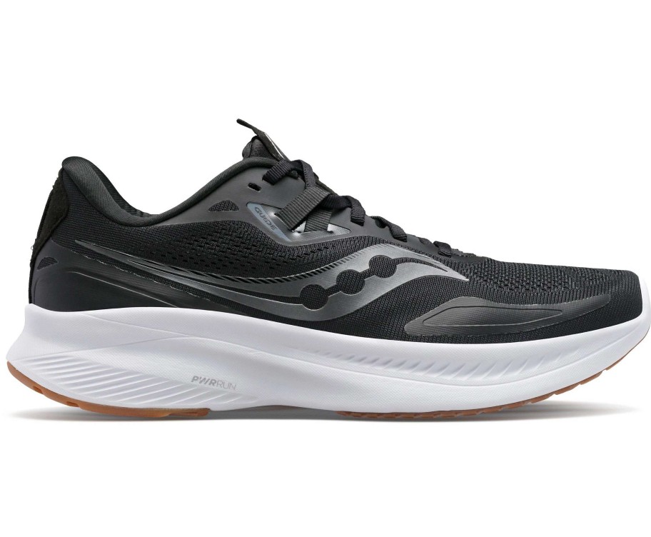 Footwear * | Saucony Men'S Guide 15 (12 Black/Gum)