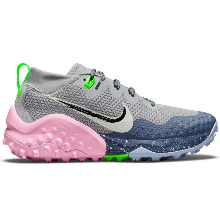 Footwear * | Nike Women'S Wildhorse 7 (004 Wolf Grey/Barely Green/Diffused Blue)