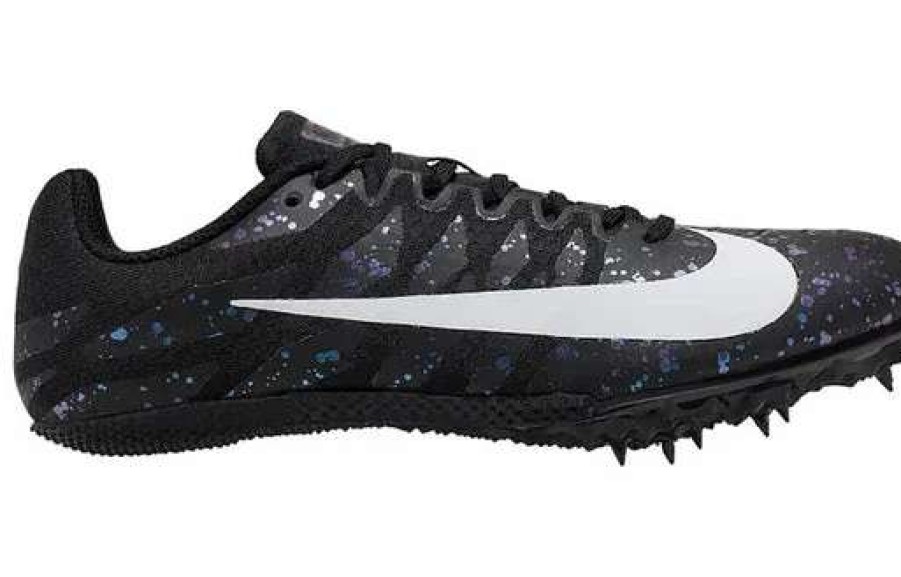 Footwear * | Nike Women'S Zoom Rival S 9 Track Spike (003 Black/White-Indigo Fog)