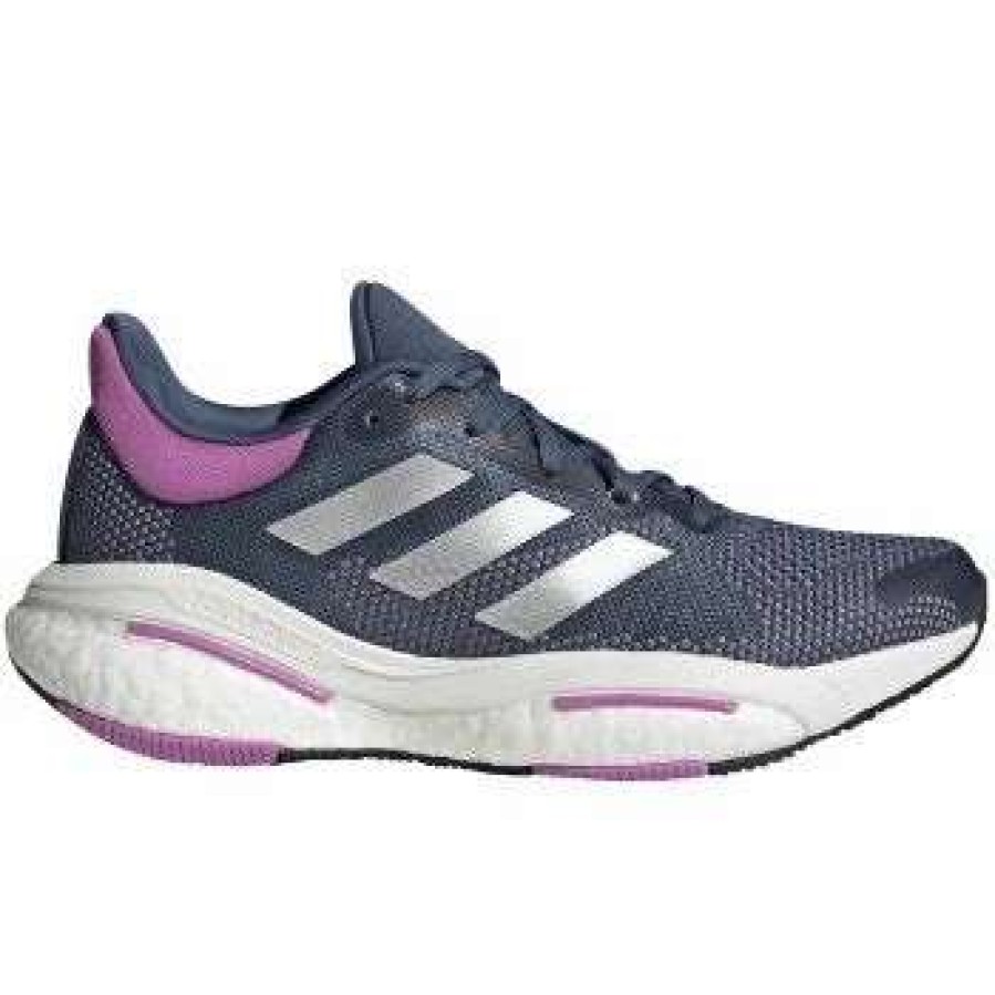 Footwear * | Adidas Women'S Solar Glide 5 (Wonder Steel/Silver/Metallic/Bliss Lilac)