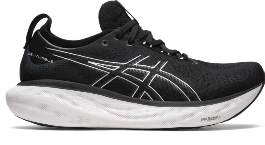 Footwear * | Asics Men'S Gel-Nimbus 25 (001 Black/Pure Silver)