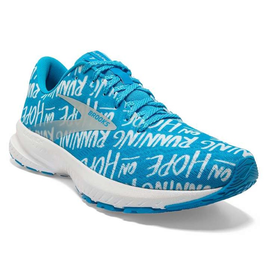 Footwear * | Brooks Women'S Launch 7 "Brave Like Gabe" (406 Blue/White)