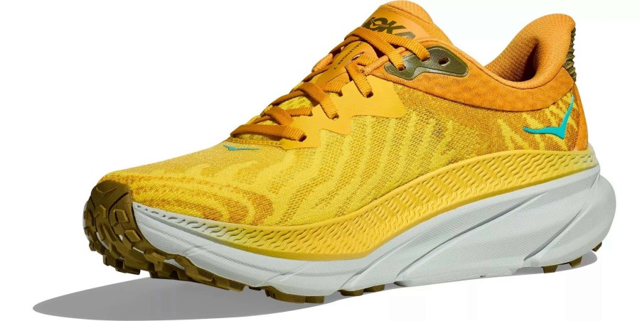 Footwear * | Hoka Men'S Challenger Atr 7 (Pfgy Passion Fruit/Golden Yellow)