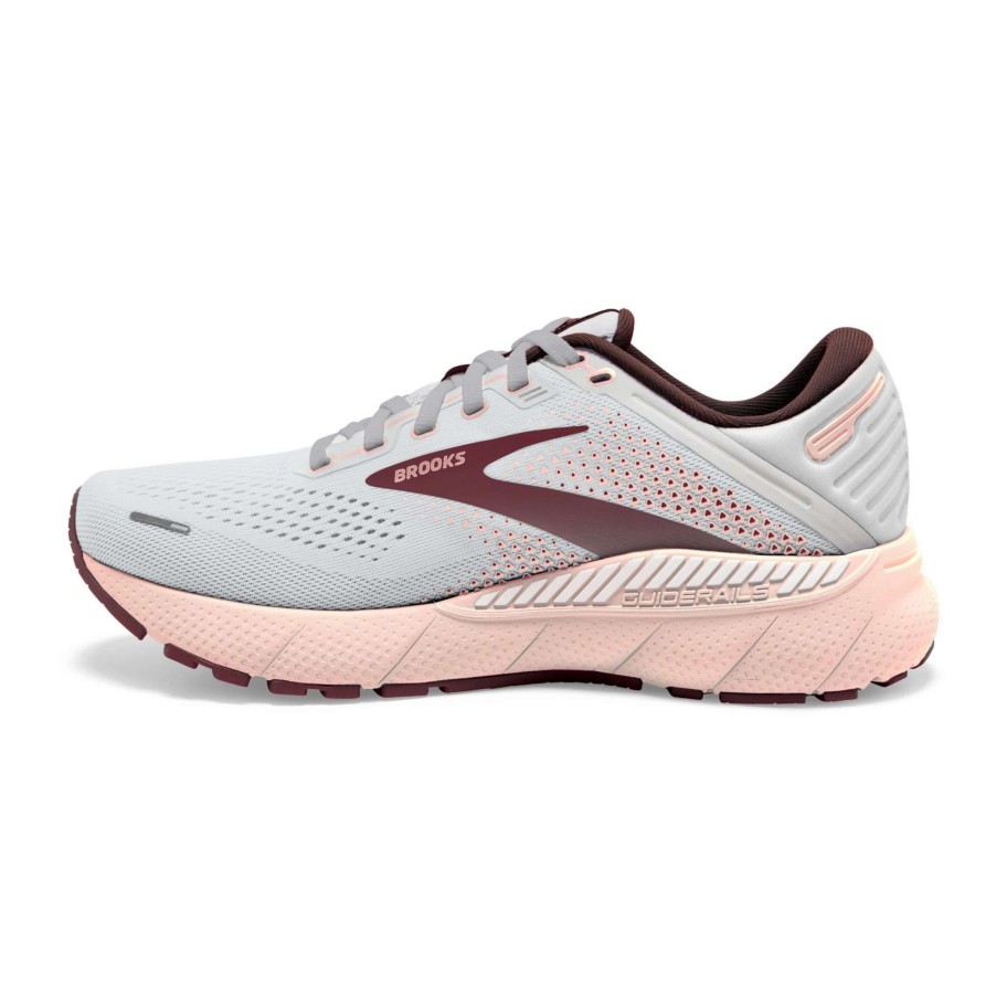 Footwear * | Brooks Women'S Adrenaline Gts 22 (078 Grey/Rose/Tawny Port)