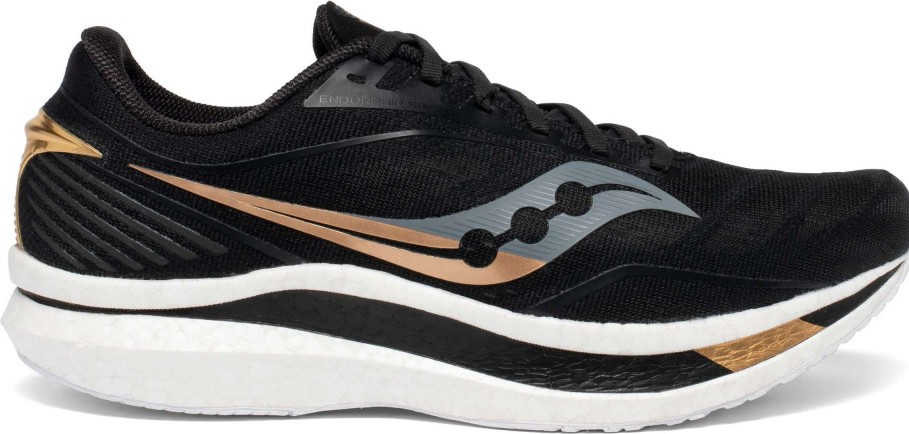 Footwear * | Saucony Men'S Endorphin Speed (40 Black/Gold)