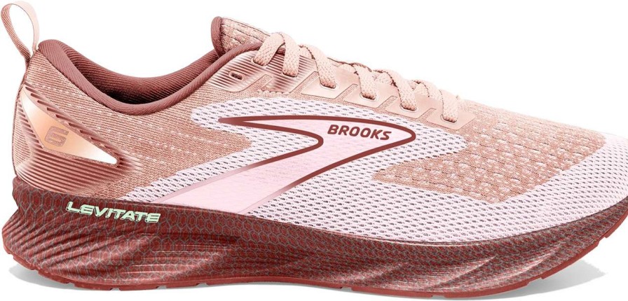 Footwear * | Brooks Women'S Levitate 6 (662 Peach Whip/Pink)