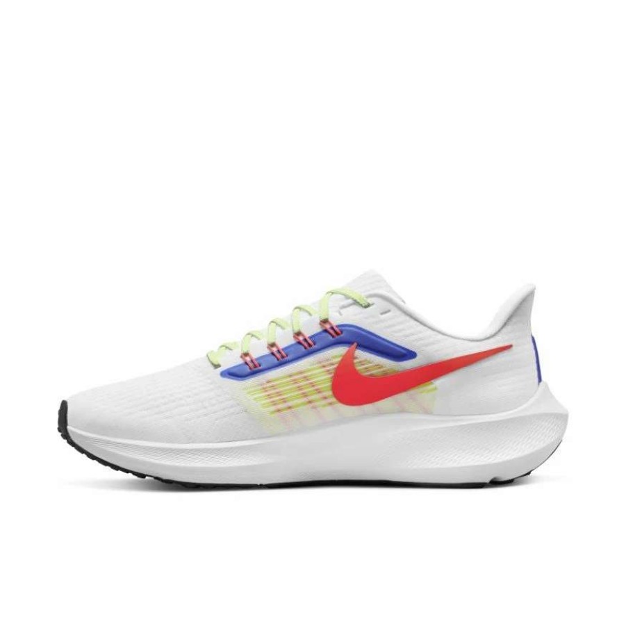 Footwear * | Nike Men'S Air Zoom Pegasus 39 (100 White/Bright Crimson/Racer Blue/Volt)