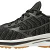 Footwear * | Mizuno Women'S Wave Rider 24 Waveknit (9098 Black/Dark Shadow)