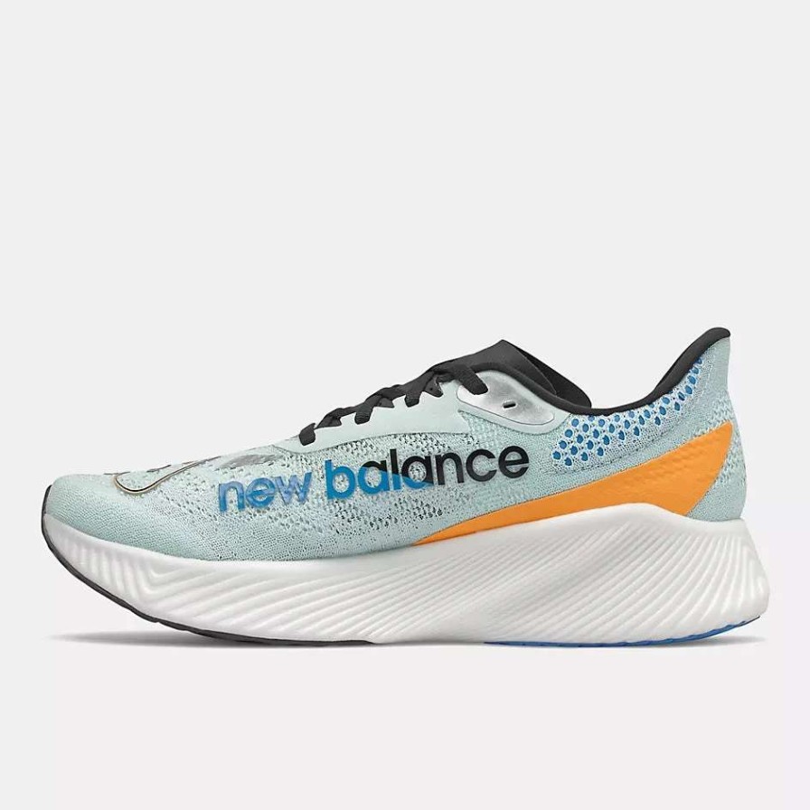 Footwear * | New Balance Men'S Fuelcell Rc Elite 2 (Sv Blue With Deep Violet)