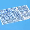 Decal Sticker Sets * | Rc Trf Sticker C Blue Border