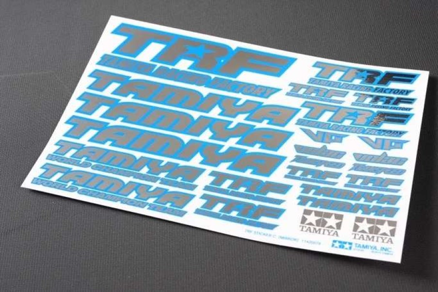 Decal Sticker Sets * | Rc Trf Sticker C Blue Border