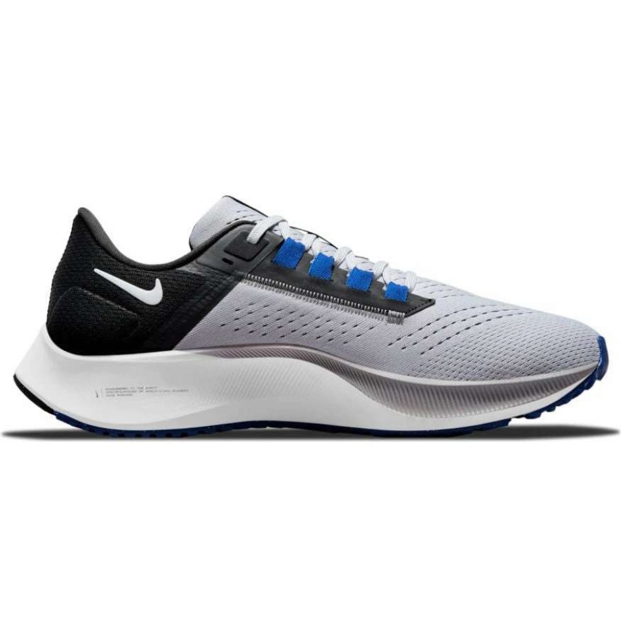 Footwear * | Nike Men'S Zoom Pegasus 38 (006 Wolf Grey/White/Black/Hyper Royal)