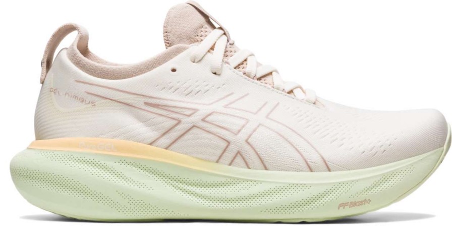 Footwear * | Asics Women'S Gel-Nimbus 25 (100 Cream/Fawn)