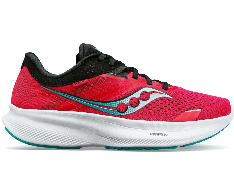 Footwear * | Saucony Women'S Ride 16 (16 Rose/Black)