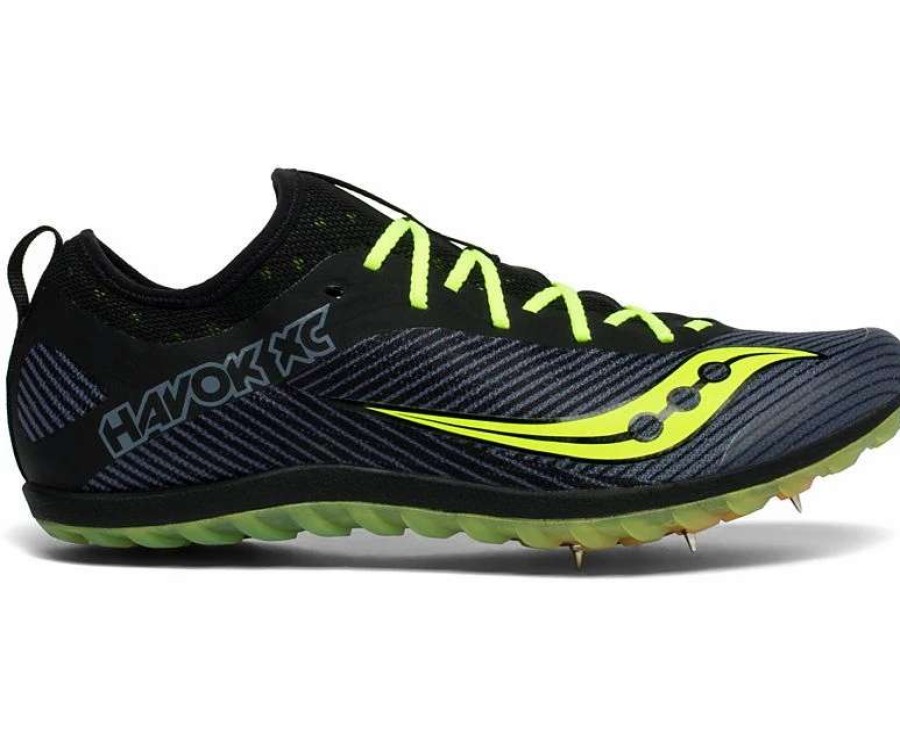 Footwear * | Saucony Men'S Havok Xc 2 (4 Black/Citron)