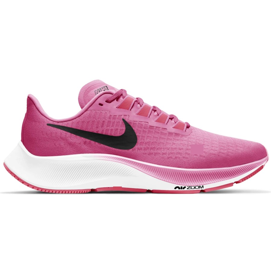 Footwear * | Nike Women'S Zoom Pegasus 37 (602 Pink Glow/Black-Platinum Violet-White)