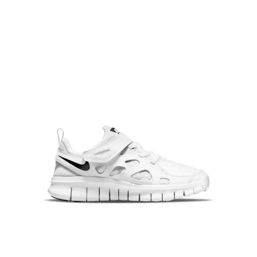 Footwear * | Nike Little Kids Free Run 2 (100 White/Black/Wolf Grey)