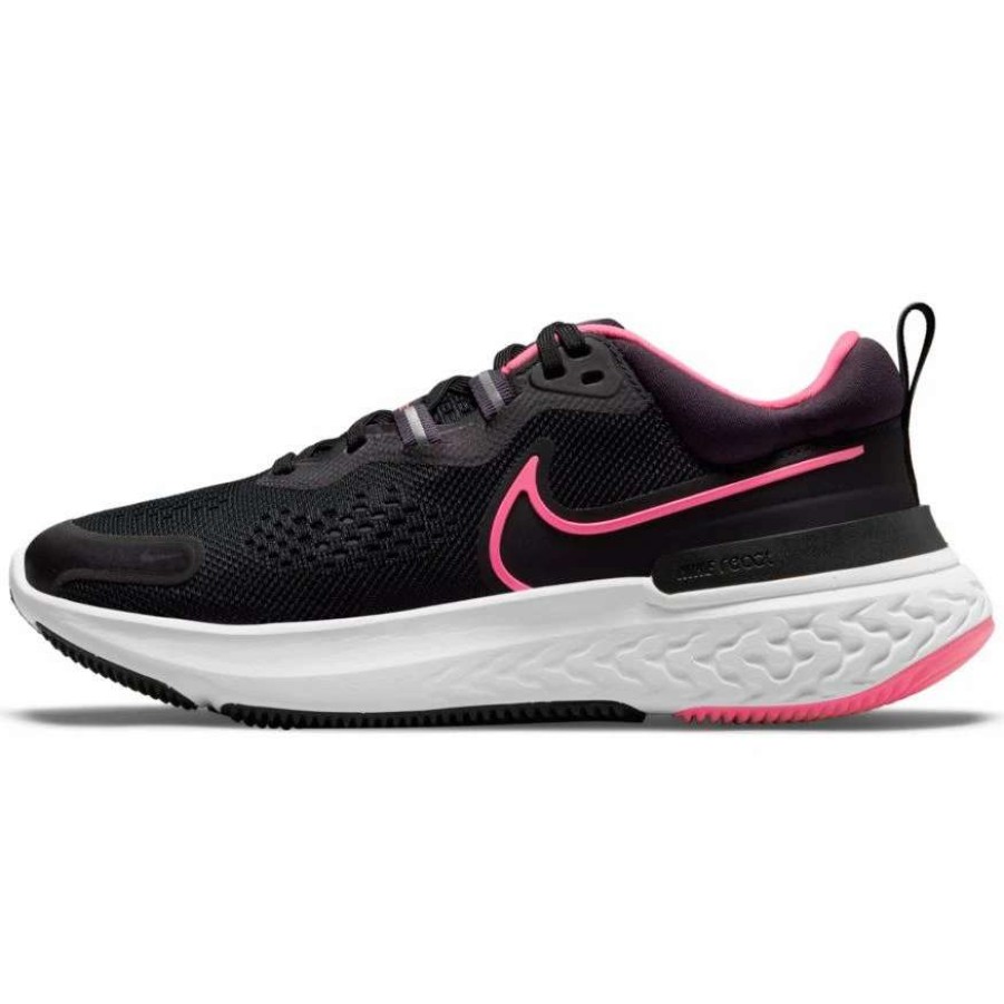 Footwear * | Nike Women'S React Miler 2 (003 Black/Hyper Pink/Cave Purple)