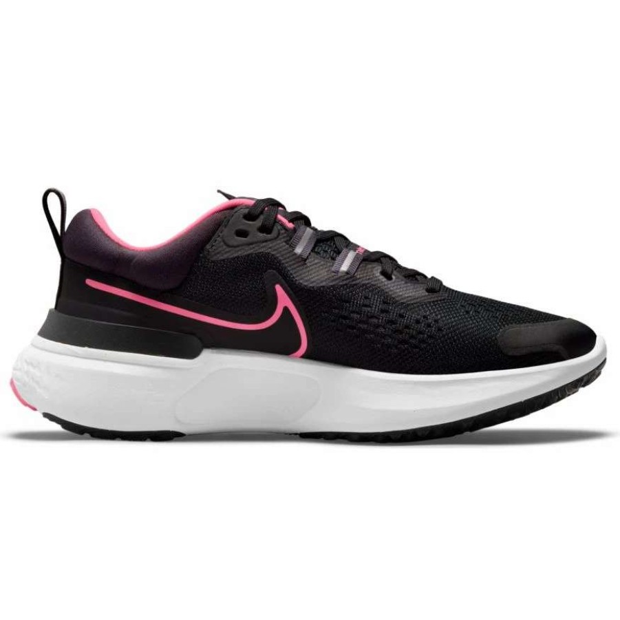 Footwear * | Nike Women'S React Miler 2 (003 Black/Hyper Pink/Cave Purple)