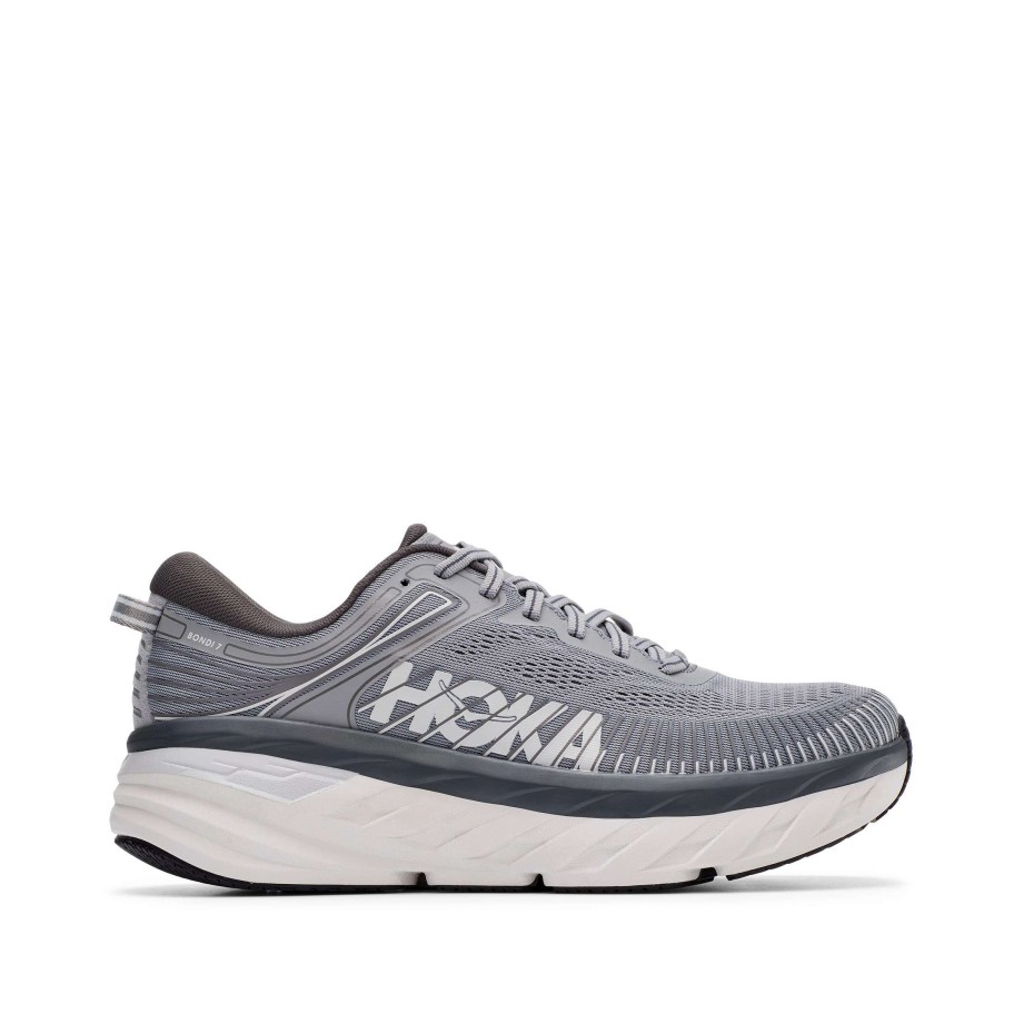 Footwear * | Hoka Men'S Bondi 7 (Wdds Wild Dove/Dark Shadow)