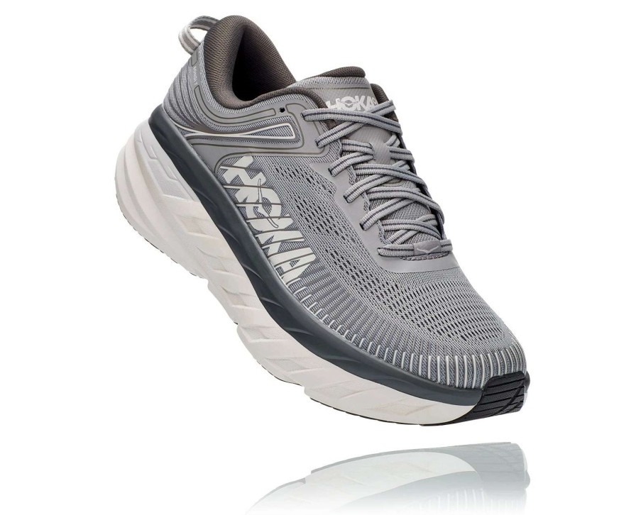 Footwear * | Hoka Men'S Bondi 7 (Wdds Wild Dove/Dark Shadow)