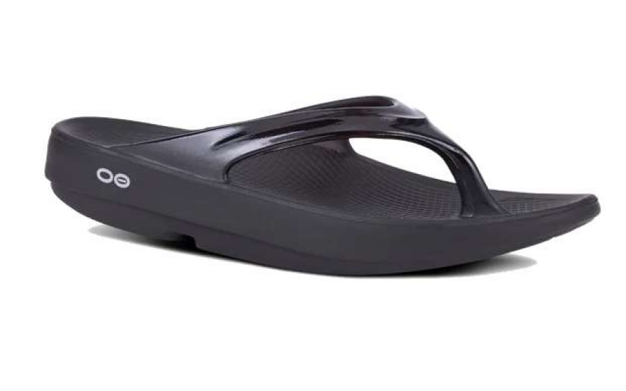 Footwear * | Oofos Women'S Oolala Sandal (Black)