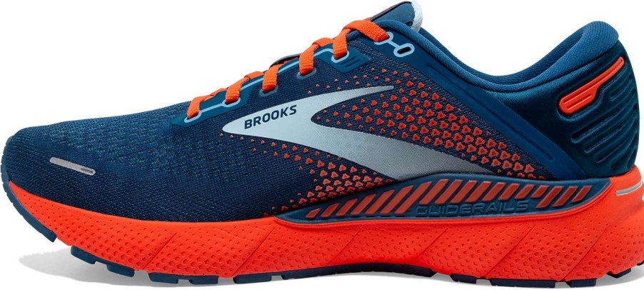 Footwear * | Brooks Men'S Adrenaline Gts 22 (404 Blue/Light Blue Orange)