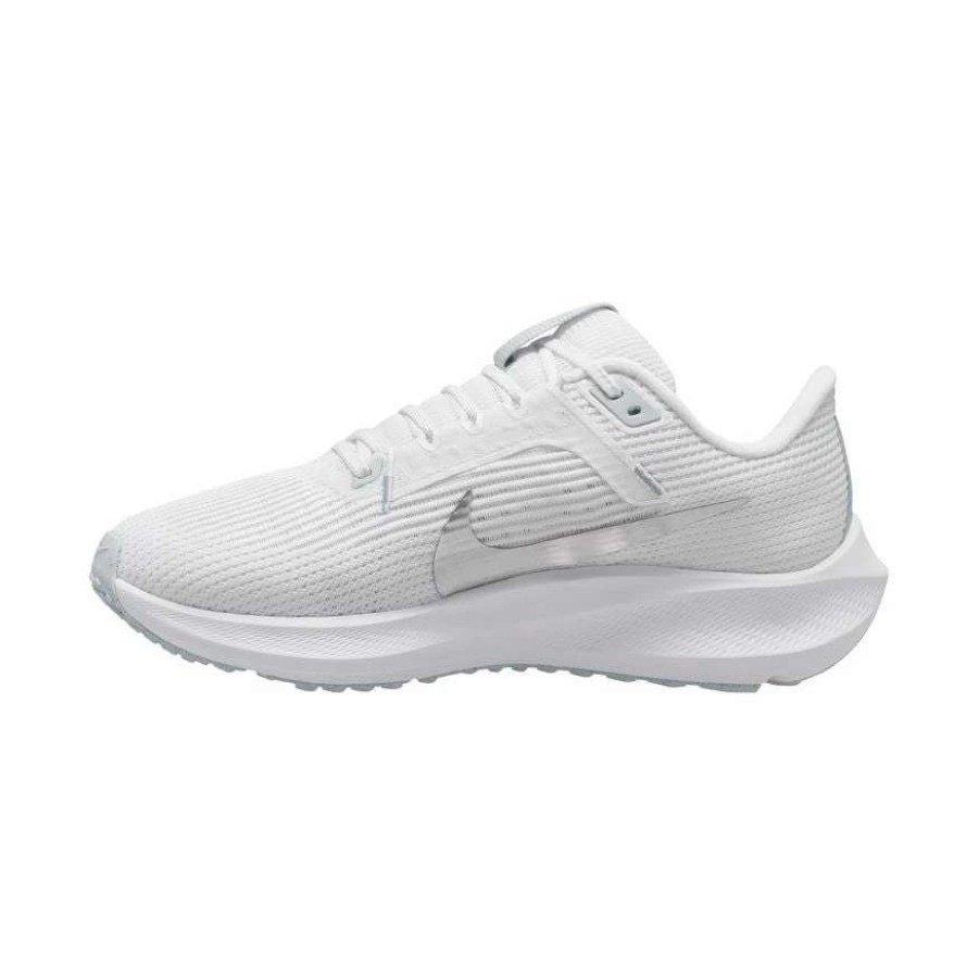 Footwear * | Nike Women'S Air Zoom Pegasus 40 (101 White/Metallic Silver/Pure Platinum)