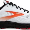 Footwear * | Brooks Men'S Launch 8 (198 White/Black/Red Clay)