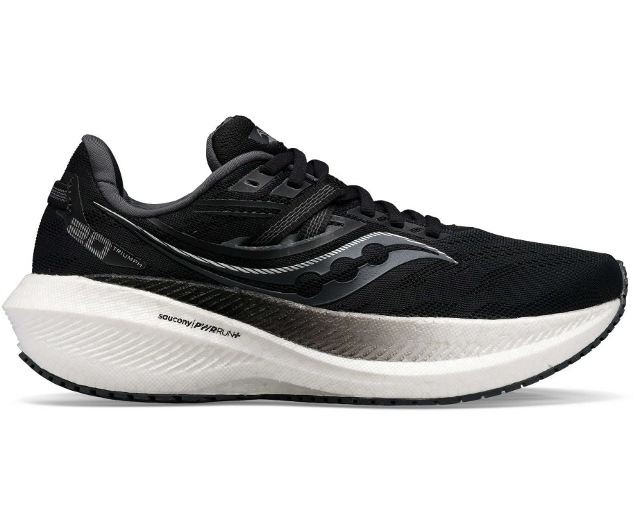 Footwear * | Saucony Men'S Triumph 20 (10 Black/White)