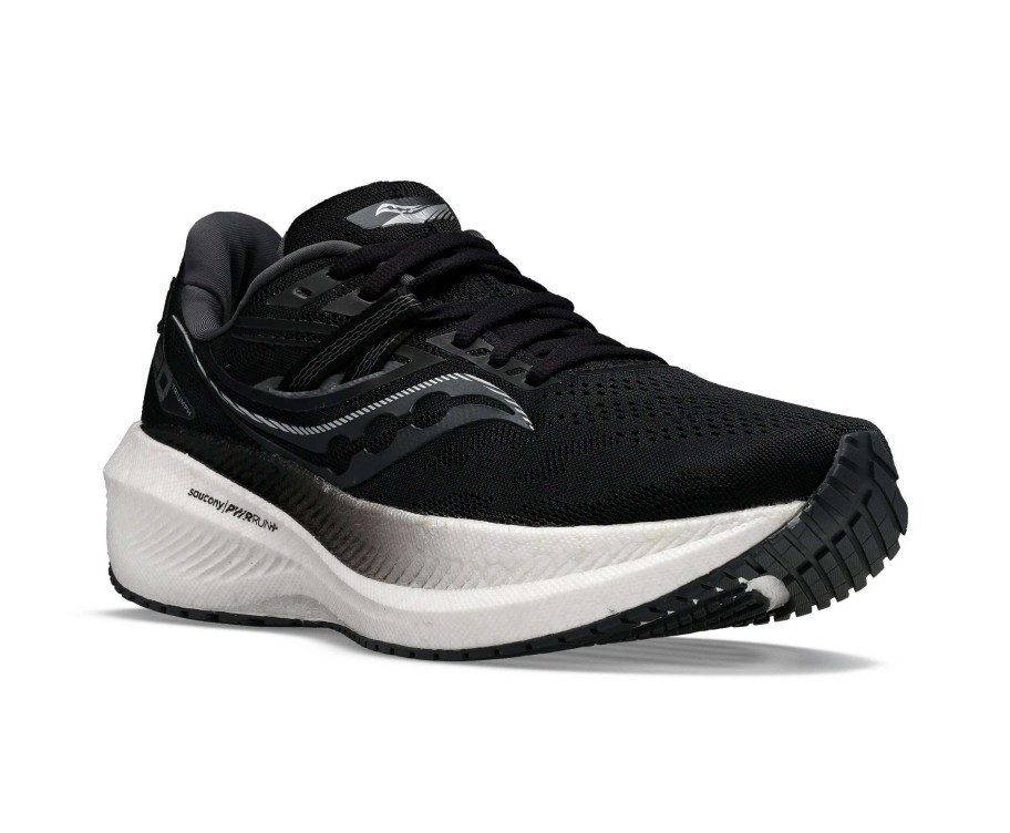 Footwear * | Saucony Men'S Triumph 20 (10 Black/White)