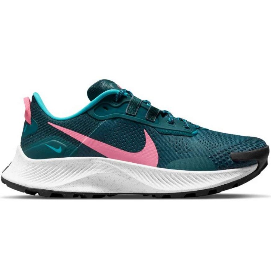 Footwear * | Nike Women'S Pegasus Trail 3 (300 Dark Teal Green/Pink Glow/Armory Navy)