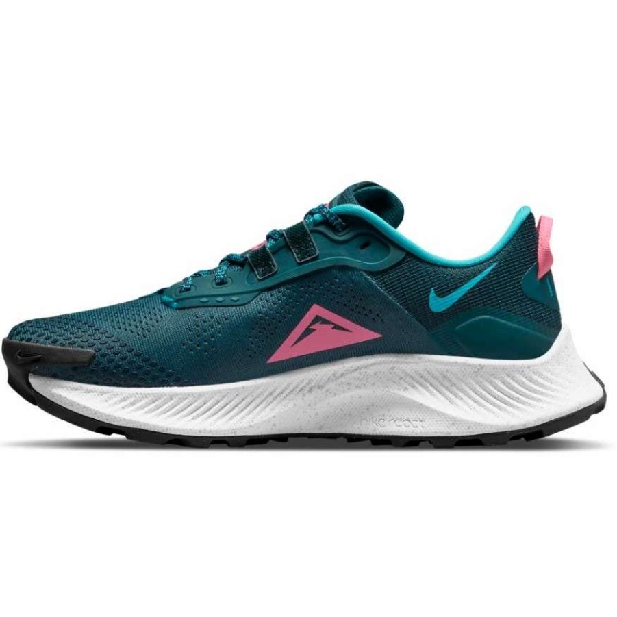 Footwear * | Nike Women'S Pegasus Trail 3 (300 Dark Teal Green/Pink Glow/Armory Navy)