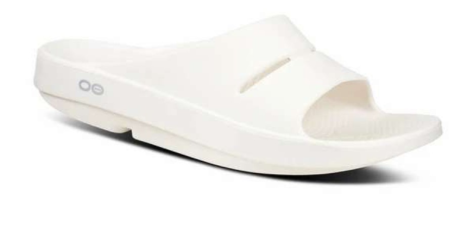 Footwear * | Oofos Unisex Ooahh Slide Sandal (Eggnog)