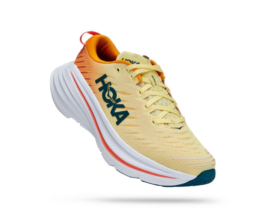 Footwear * | Hoka Men'S Bondi X (Ypry Yellow Pear/Radiant Yellow)