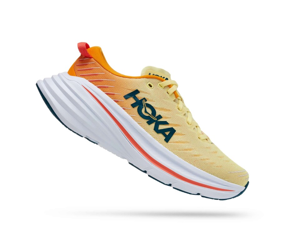 Footwear * | Hoka Men'S Bondi X (Ypry Yellow Pear/Radiant Yellow)