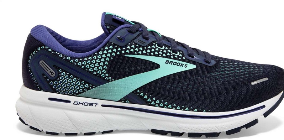 Footwear * | Brooks Women'S Ghost 14 (446 Peacoat/Yucca/Navy)