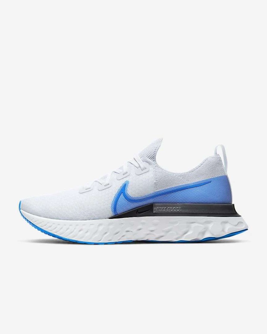 Footwear * | Nike Men'S React Infinity Run Flyknit (101 True White/White/Pure)