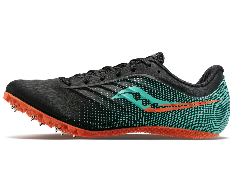 Footwear * | Saucony Men'S Spitfire 5 (26 Black/Cool Mint)