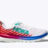 Footwear * | Hoka Men'S Mach 5 (Wfm White/Flame)