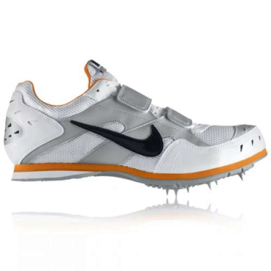 Footwear * | Nike Unisex Zoom Triple Jump 2 (101 White/Black-Total Orange-Metallic Silver)