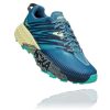 Footwear * | Hoka Women'S Speedgoat 4 (Pblg Provincial Blue/Luminary Green)