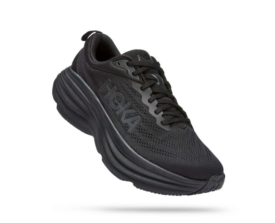 Footwear * | Hoka Men'S Bondi 8 (Bblc Black/Black)