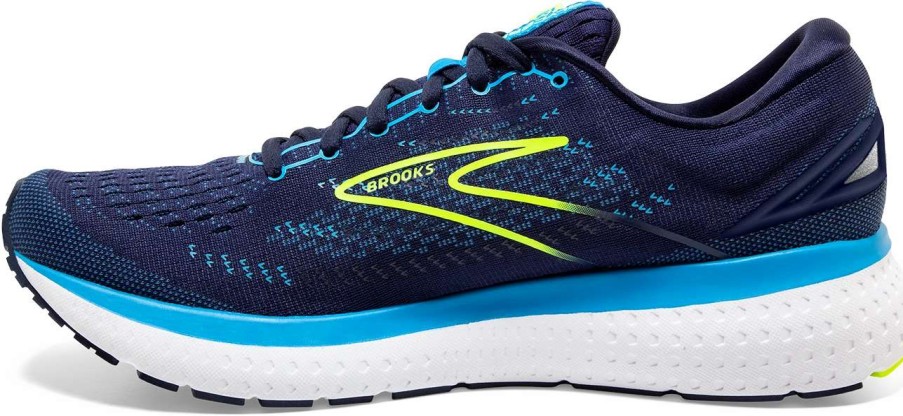 Footwear * | Brooks Men'S Glycerin 19 (443 Navy/Blue/Nightlife)