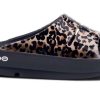 Footwear * | Oofos Women'S Ooahh Limited Slide Sandal (Leopard)