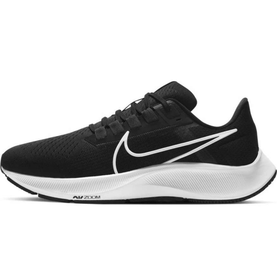 Footwear * | Nike Men'S Zoom Pegasus 38 Extra Wide (002 Black/Anthracite/Volt)