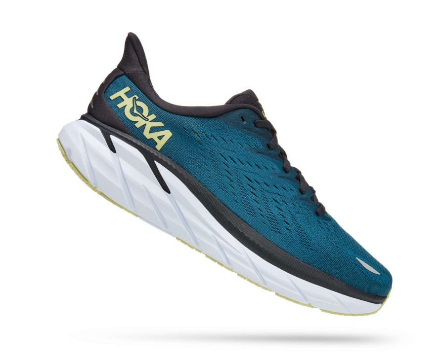 Footwear * | Hoka Men'S Clifton 8 (Bcbt Blue Coral/Butterfly)