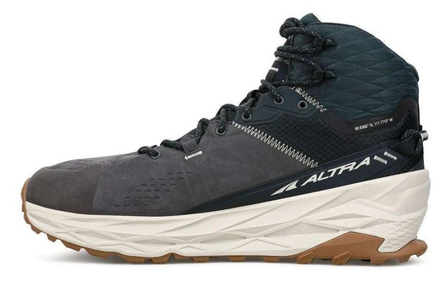 Footwear * | Altra Men'S Olympus 5 Hike Mid Gtx (020 Black/Gray)